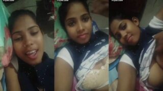 Local Village Girl Boobs Showing on Video Call